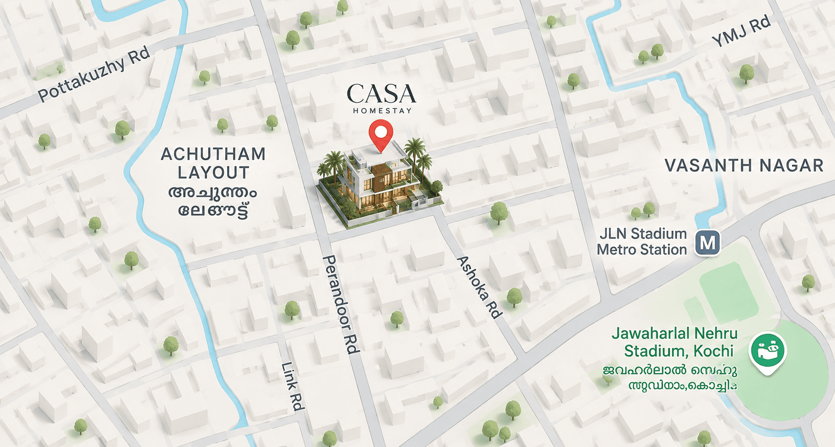 Casa Homestay Location Overview